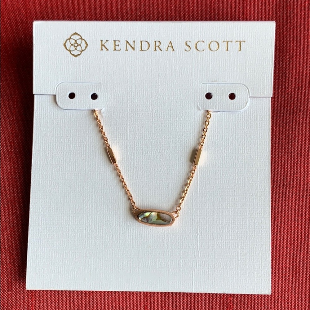 Kendra Scott Miya necklace with abalone stone